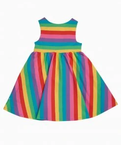Frugi Multi Organic Rainbow Stripe Summer Dress -Wear Basics Store unnamed file 125 scaled