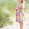 Frugi Pink Organic Rainbow Check Summer Dress -Wear Basics Store unnamed file 127
