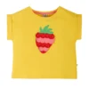 Frugi Yellow Organic Strawberry Applique Top -Wear Basics Store unnamed file 13 scaled