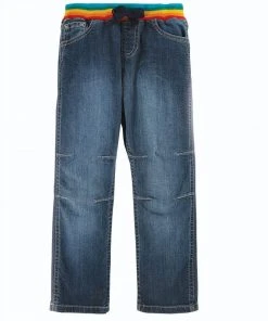Frugi Blue Organic Cotton Concave Soft Waist Pull-Up Jeans -Wear Basics Store unnamed file 196 scaled