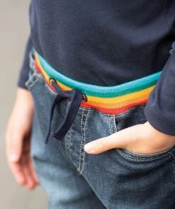 Frugi Blue Organic Cotton Concave Soft Waist Pull-Up Jeans -Wear Basics Store unnamed file 198 scaled