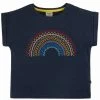 Frugi Organic Navy Boxy Short Sleeve Top Rainbow 2 Frugi Organic Navy Boxy Short Sleeve Top Rainbow -Wear Basics Store unnamed file 217