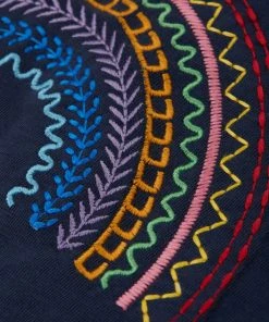 Frugi Organic Navy Boxy Short Sleeve Top Rainbow -Wear Basics Store unnamed file 219 scaled