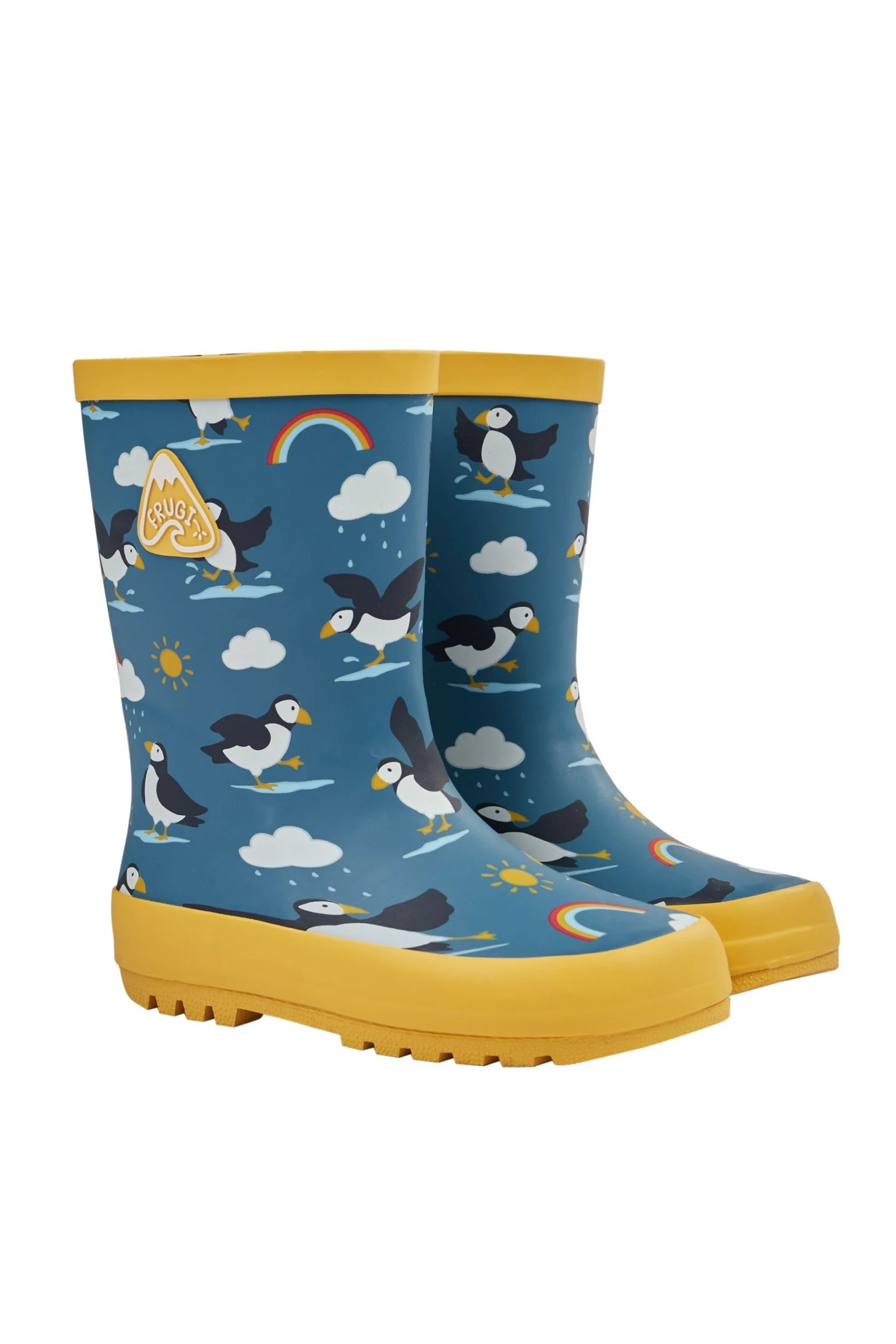 Frugi Blue Waterproof Wellington Boots 4 Frugi Blue Waterproof Wellington Boots - Image 2