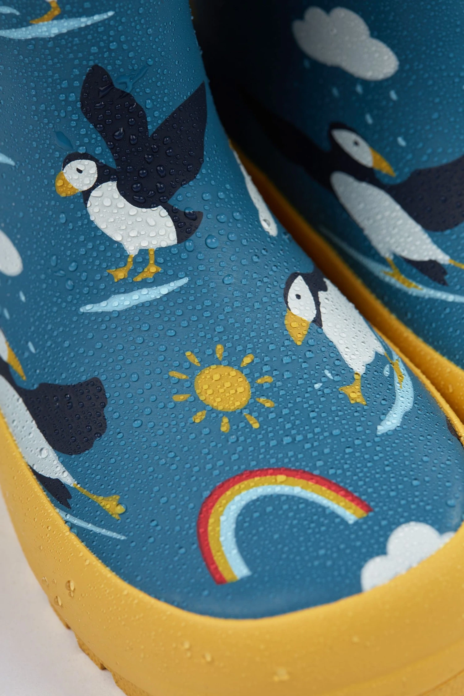 Frugi Blue Waterproof Wellington Boots 7 Frugi Blue Waterproof Wellington Boots - Image 5