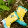 Frugi Yellow Giraffe Waterproof Wellington Boots