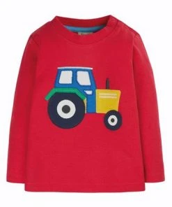 Frugi Natural Organic Red Long Sleeve T Shirt - Tractor 8 Frugi Natural Organic Red Long Sleeve T Shirt - Tractor -Wear Basics Store unnamed file 3