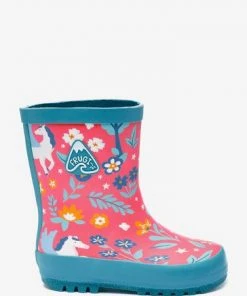 Frugi Pink Pegasus Waterproof Wellington Boots -Wear Basics Store unnamed file 323