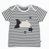 Frugi White Organic Cotton Monochrome Cloud Appliqué T-Shirt 2 Frugi White Organic Cotton Monochrome Cloud Appliqué T-Shirt -Wear Basics Store unnamed file 33