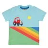 Frugi Blue Organic Short Sleeve Tractor T-Shirt -Wear Basics Store unnamed file 337