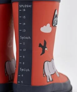 Frugi Orange Waterproof Wellington Boots -Wear Basics Store unnamed file 359 scaled