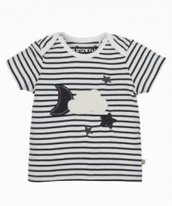 Frugi White Organic Cotton Monochrome Cloud Appliqué T-Shirt -Wear Basics Store unnamed file 36