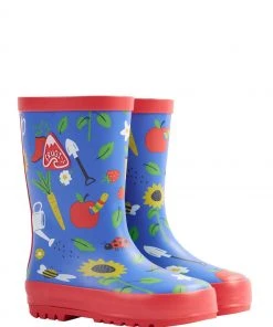 Frugi Blue Waterproof National Trust Garden Wellies
