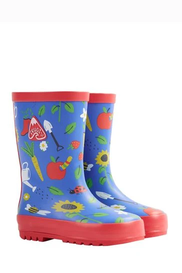 Frugi Blue Waterproof National Trust Garden Wellies 7 Frugi Blue Waterproof National Trust Garden Wellies - Image 5