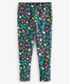 Frugi Organic Cotton Indigo Flower Printed Leggings -Wear Basics Store unnamed file 374