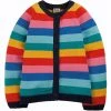 Frugi Pink Organic Cotton Rainbow Stripe Knitted Cardigan -Wear Basics Store unnamed file 375