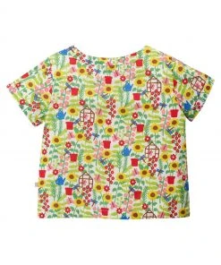 Frugi White Organic Floral Print Shirt -Wear Basics Store unnamed file 385 scaled