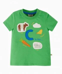 Frugi Green Organic Applique Top