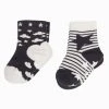 Frugi White Organic Cotton Monochrome Grippy Socks 2 Pack -Wear Basics Store unnamed file 436