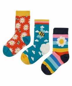 Frugi Organic Super Soft Socks 3 Pack