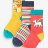 Frugi Organic Cotton Socks 3 Pack - Pink Rainbow -Wear Basics Store unnamed file 460