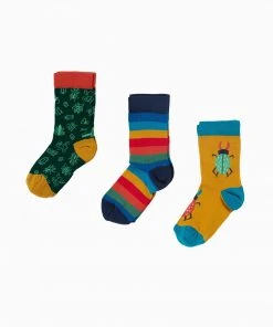 Frugi Organic Cotton Socks 3 Pack - Rainbow Bugs -Wear Basics Store unnamed file 475 scaled