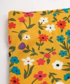Frugi Organic Cotton Yellow Floral Leggings -Wear Basics Store unnamed file 484 scaled