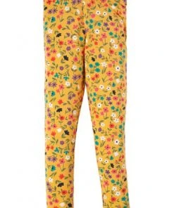 Frugi Organic Cotton Yellow Floral Leggings -Wear Basics Store unnamed file 486