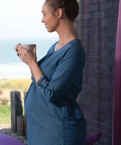 Frugi Blue Denim Pintuck Maternity Or Breastfeeding Cotton Tunic 10 Frugi Blue Denim Pintuck Maternity Or Breastfeeding Cotton Tunic -Wear Basics Store unnamed file 492 scaled