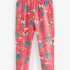 Frugi Organic Cotton Pink Piskie Printed Leggings