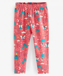 Frugi Organic Cotton Pink Piskie Printed Leggings -Wear Basics Store unnamed file 503