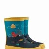 Frugi Blue Waterproof Sea Explorer Wellington Boots