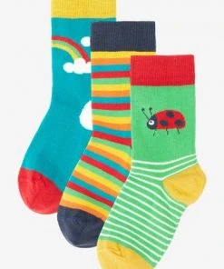 Frugi Organic Cotton Socks 3 Pack - Bugs -Wear Basics Store unnamed file 523