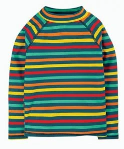 Frugi Blue UPF 50+ Rainbow Stripe Rash Vest -Wear Basics Store unnamed file 529
