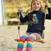 Frugi Pink Organic Cotton Super Stretch Leggings