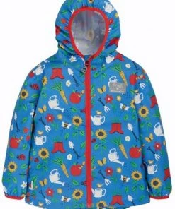 Frugi Blue Waterproof National Trust Rain Jacket -Wear Basics Store unnamed file 545