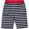 Frugi Blue Organic Stripe Favourite Beach Shorts