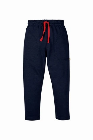 Frugi Navy Blue Organic Cotton Plain School Joggers 5 Frugi Navy Blue Organic Cotton Plain School Joggers - Image 3