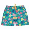 Frugi Blue Seashells UPF 50+ Recycled Board Shorts