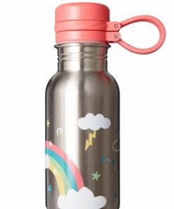 Frugi Natural Reusable 400ml Steel Bottle -Wear Basics Store unnamed file 603
