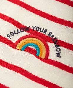 Frugi Organic Ladies Red Stripe Positivitee T-Shirt -Wear Basics Store unnamed file 62 scaled