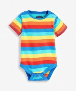 Frugi Blue Organic Cotton Rainbow Short Sleeve Bodysuits 4 Pack 14 Frugi Blue Organic Cotton Rainbow Short Sleeve Bodysuits 4 Pack -Wear Basics Store unnamed file 628 scaled
