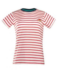 Frugi Organic Ladies Red Stripe Positivitee T-Shirt -Wear Basics Store unnamed file 63