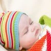Frugi Natural Organic Cotton Knitted Hat - Rainbow Stripe -Wear Basics Store unnamed file 633