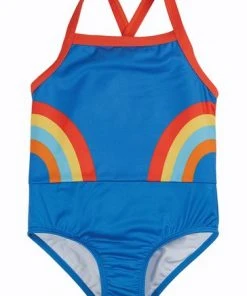 Frugi Blue Rainbow UPF 50+ Recycled Thea Swimsuit -Wear Basics Store unnamed file 650