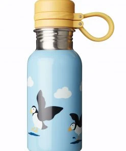 Frugi Blue Reusable 400ml Steel Bottle