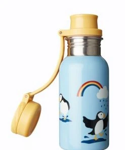 Frugi Blue Reusable 400ml Steel Bottle -Wear Basics Store unnamed file 659