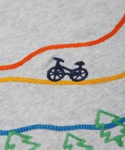 Frugi Organic Cotton Mountain Appliqué Top - Grey/Green -Wear Basics Store unnamed file 66 scaled