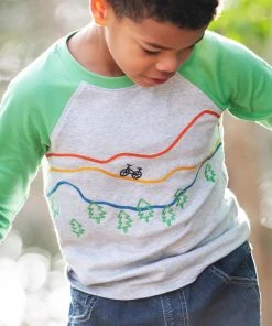 Frugi Organic Cotton Mountain Appliqué Top - Grey/Green -Wear Basics Store unnamed file 67 scaled