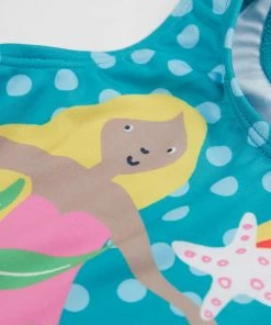 Frugi Blue Mermaid UPF 50+ Recycled Coral Swimsuit -Wear Basics Store unnamed file 686 scaled